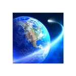 earth. animated wallpaper. android application logo